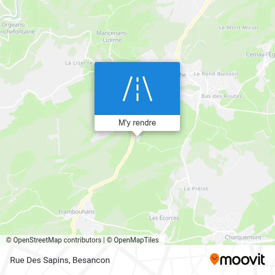 Rue Des Sapins plan