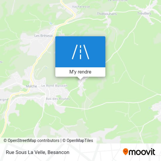 Rue Sous La Velle plan