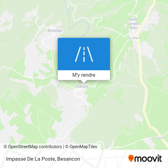 Impasse De La Poste plan