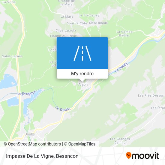 Impasse De La Vigne plan