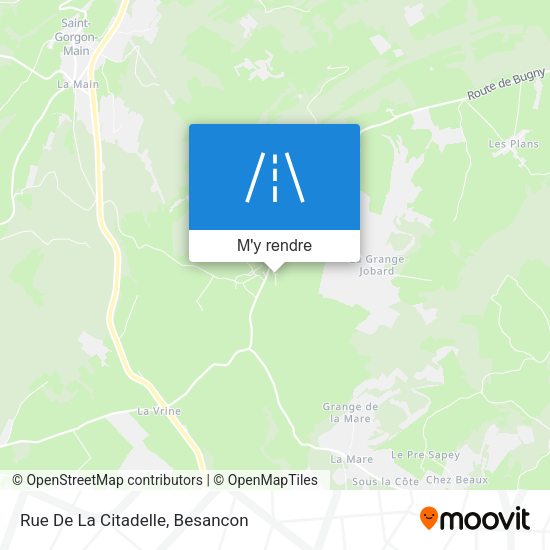 Rue De La Citadelle plan