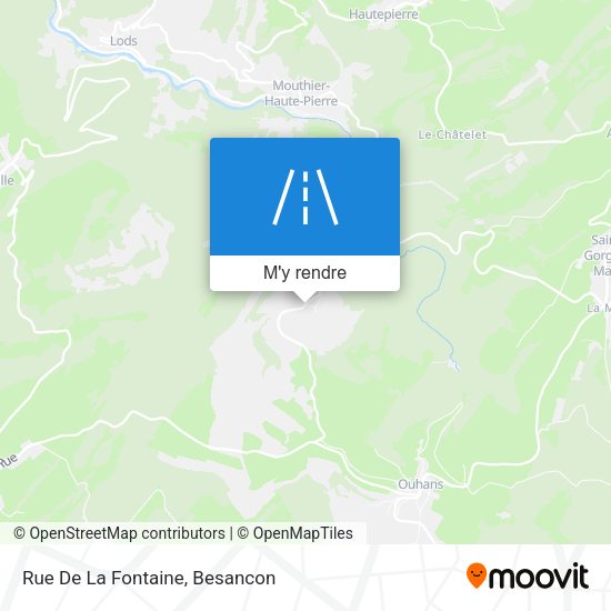 Rue De La Fontaine plan