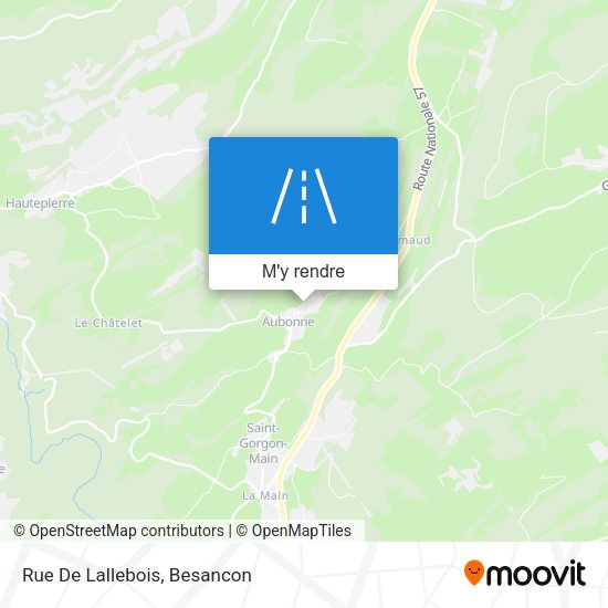Rue De Lallebois plan