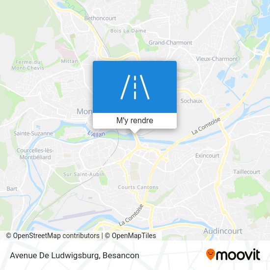 Avenue De Ludwigsburg plan