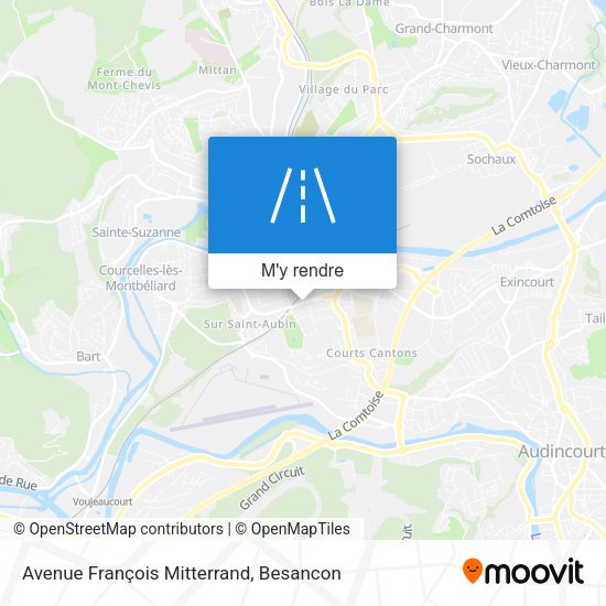 Avenue François Mitterrand plan