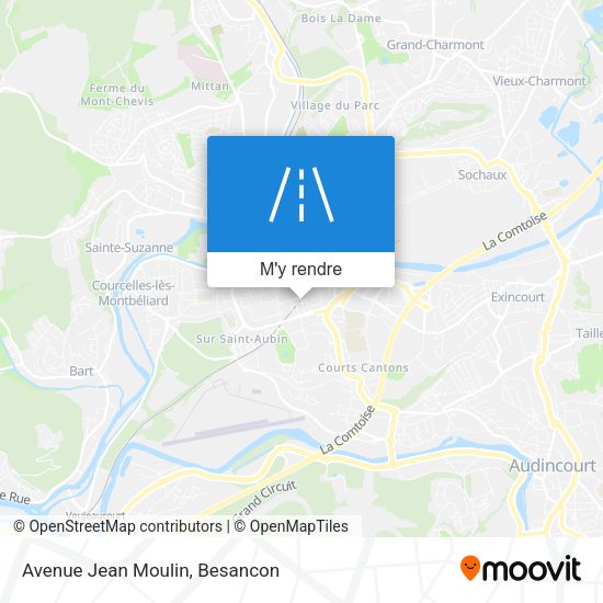 Avenue Jean Moulin plan