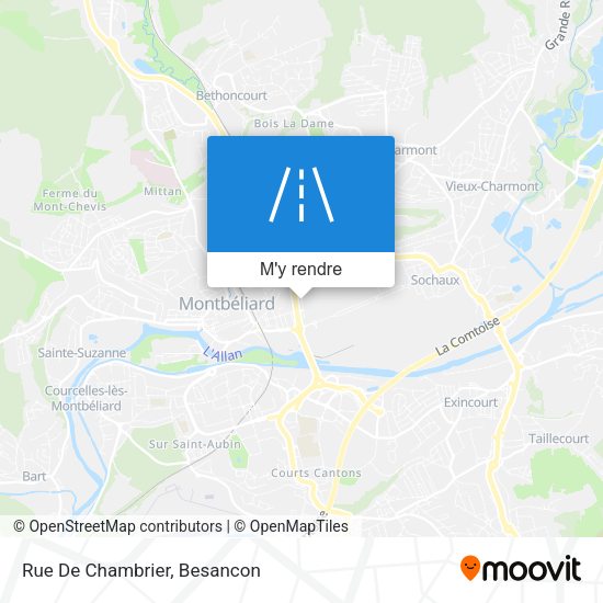 Rue De Chambrier plan