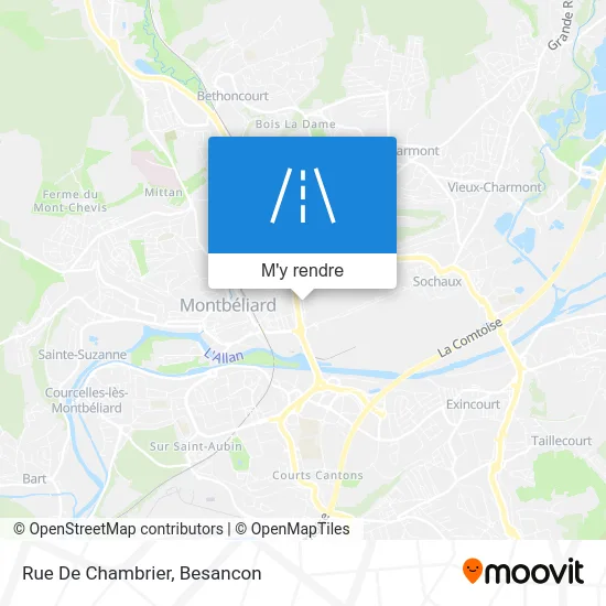 Rue De Chambrier plan