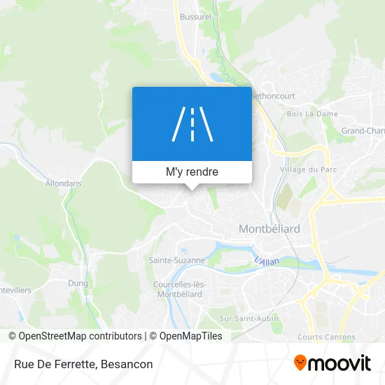 Rue De Ferrette plan