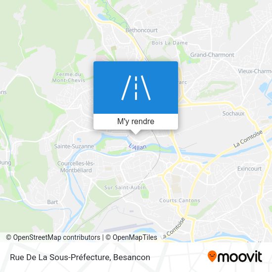 Rue De La Sous-Préfecture plan