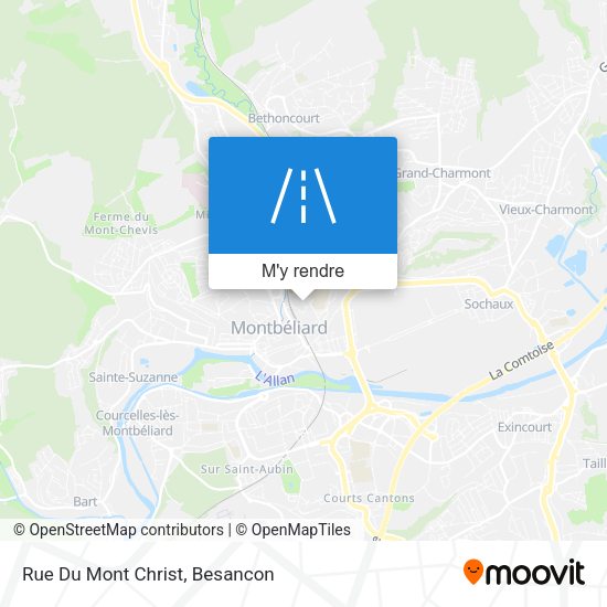 Rue Du Mont Christ plan