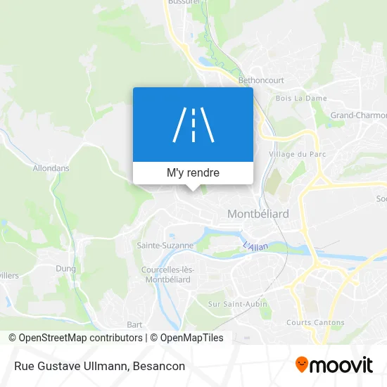 Rue Gustave Ullmann plan