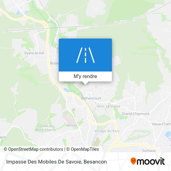 Impasse Des Mobiles De Savoie plan
