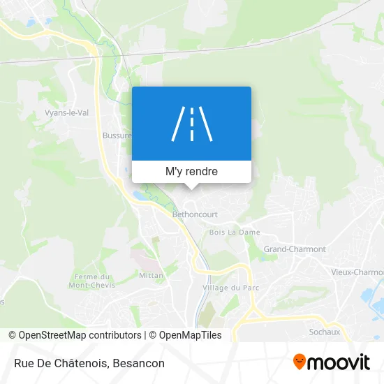 Rue De Châtenois plan