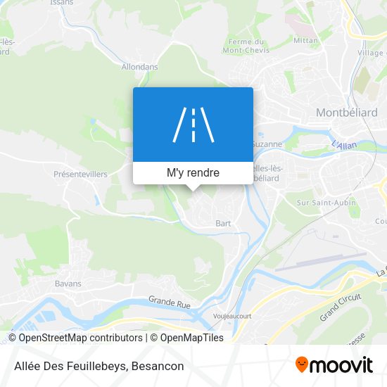 Allée Des Feuillebeys plan