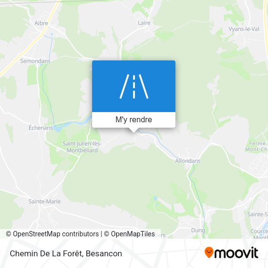 Chemin De La Forêt plan