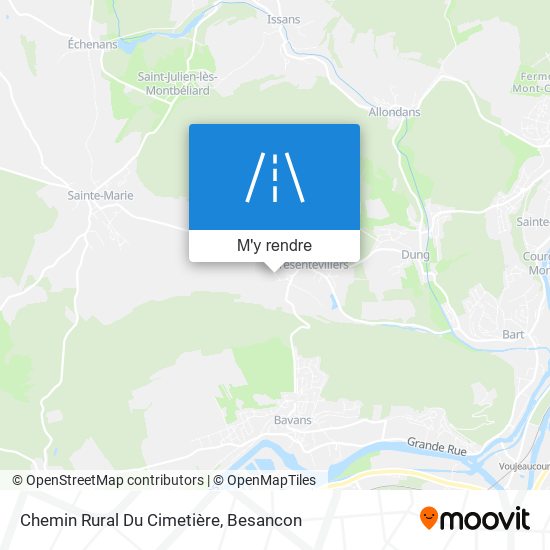 Chemin Rural Du Cimetière plan