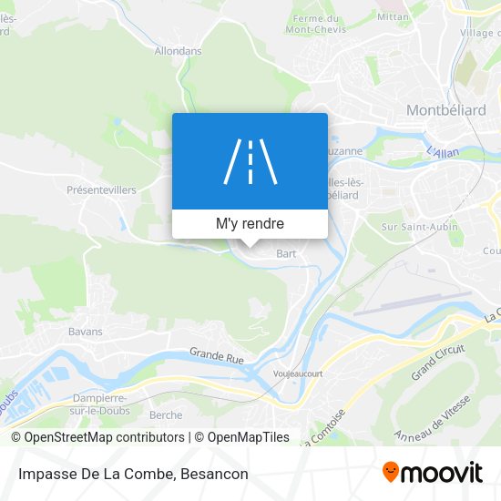 Impasse De La Combe plan