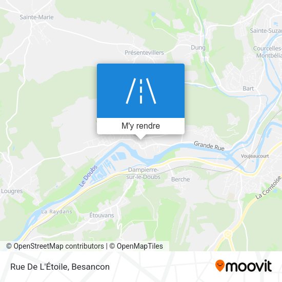Rue De L'Étoile plan
