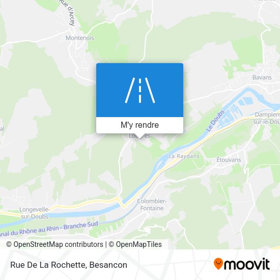 Rue De La Rochette plan