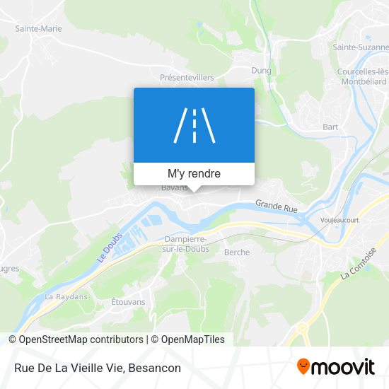 Rue De La Vieille Vie plan