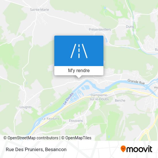 Rue Des Pruniers plan