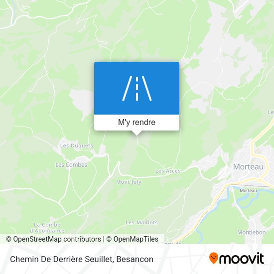 Chemin De Derrière Seuillet plan