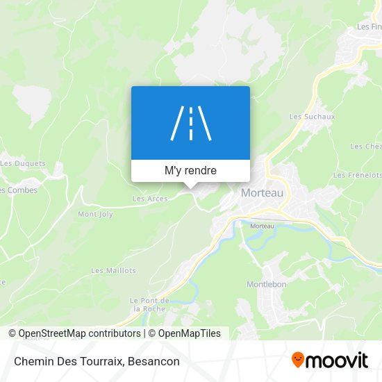Chemin Des Tourraix plan