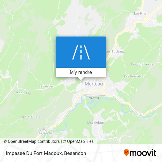 Impasse Du Fort Madoux plan