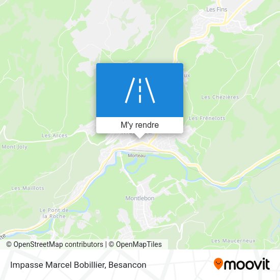 Impasse Marcel Bobillier plan