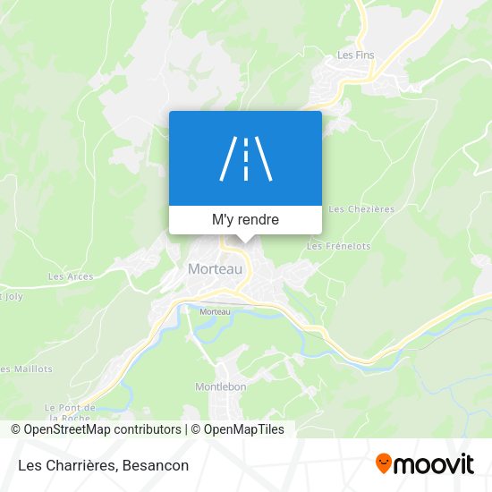 Les Charrières plan