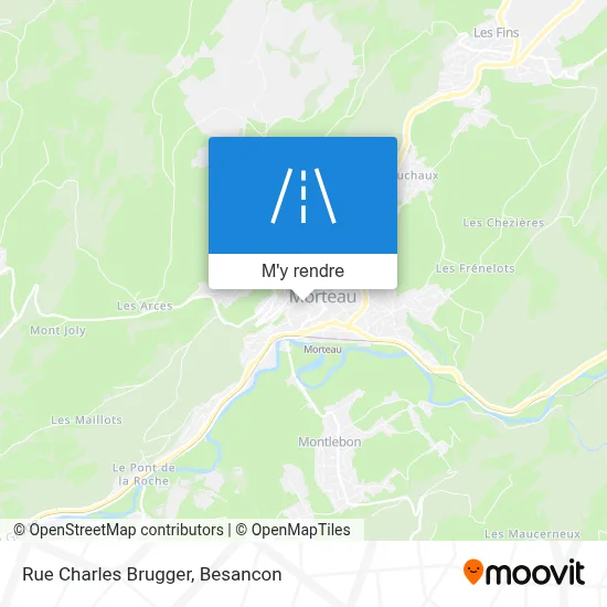 Rue Charles Brugger plan