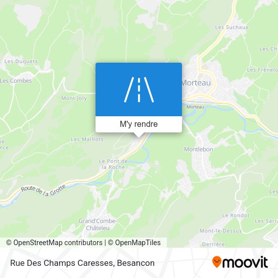 Rue Des Champs Caresses plan