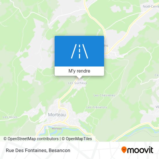Rue Des Fontaines plan