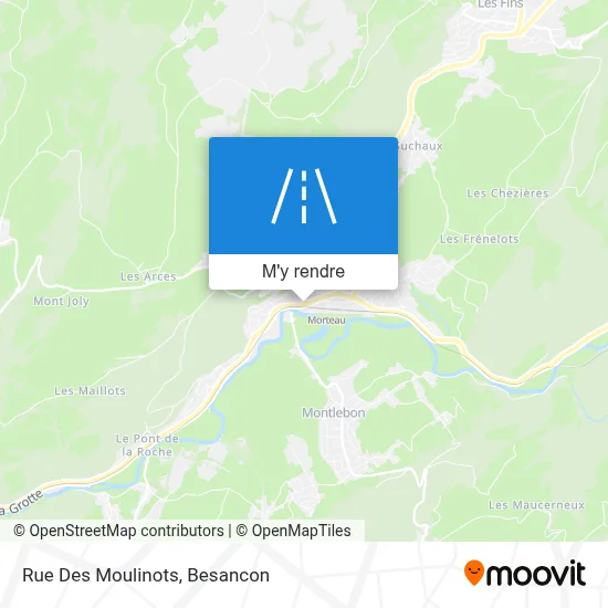 Rue Des Moulinots plan