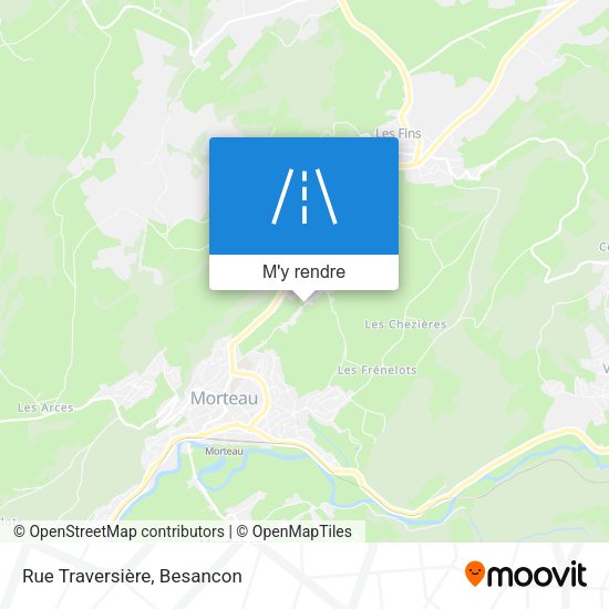 Rue Traversière plan