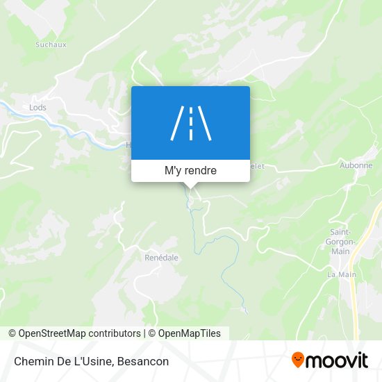 Chemin De L'Usine plan