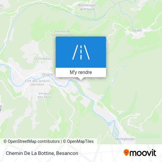 Chemin De La Bottine plan