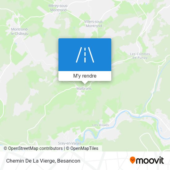 Chemin De La Vierge plan