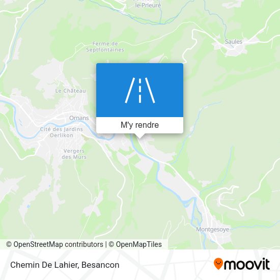 Chemin De Lahier plan