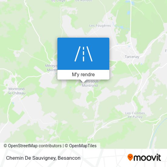 Chemin De Sauvigney plan