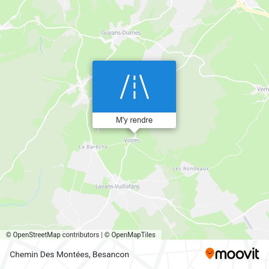 Chemin Des Montées plan