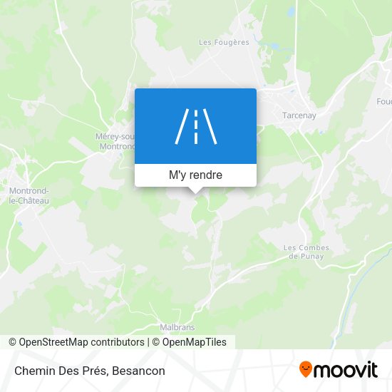 Chemin Des Prés plan