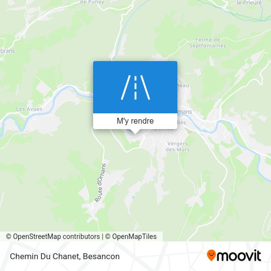 Chemin Du Chanet plan