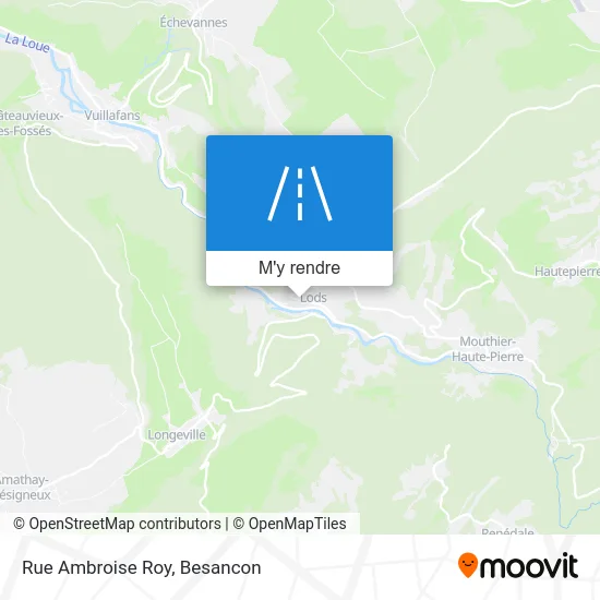 Rue Ambroise Roy plan