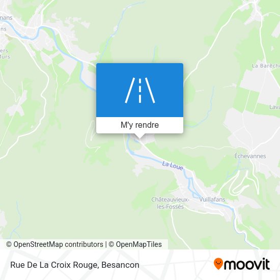 Rue De La Croix Rouge plan