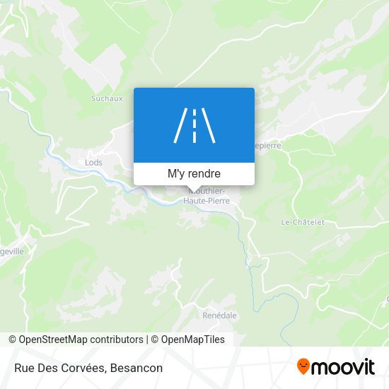 Rue Des Corvées plan