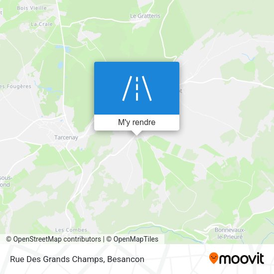 Rue Des Grands Champs plan