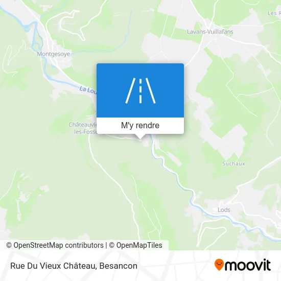 Rue Du Vieux Château plan