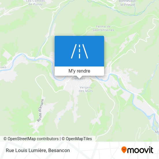 Rue Louis Lumière plan